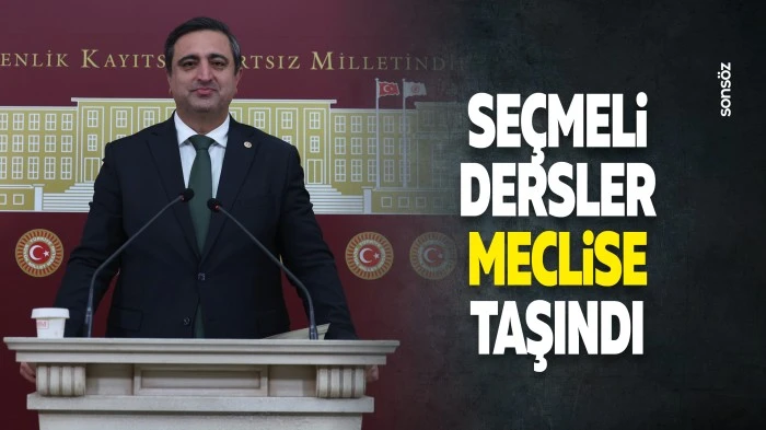 Se&ccedil;meli dersler, meclise taşındı