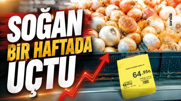 Soğan bir haftada u&ccedil;tu