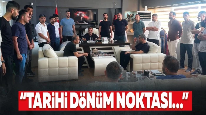 &ldquo;Tarihi d&ouml;n&uuml;m noktası&hellip;&rdquo;