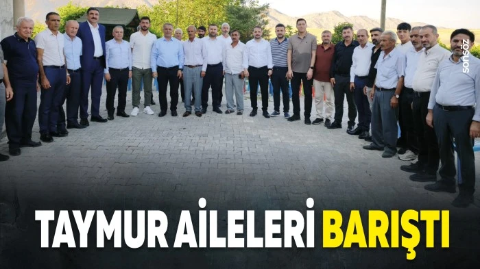 Taymur Aileleri barıştı