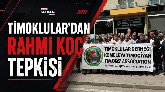 Timoklular&rsquo;dan Rahmi Ko&ccedil; tepkisi