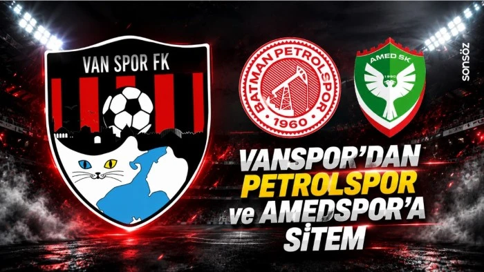 Vanspor'dan Petrolspor ve Amedspor&rsquo;a sitem