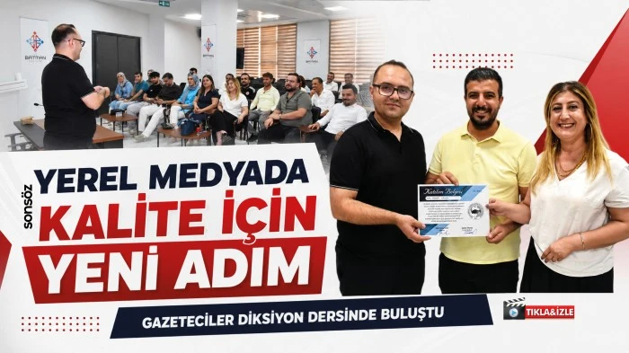 Yerel medyada kalite i&ccedil;in yeni adım: Gazeteciler diksiyon dersinde buluştu