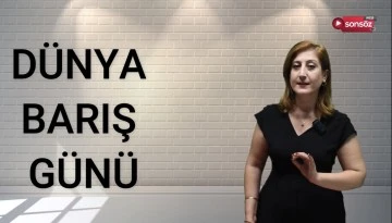 1 Eyl&uuml;l D&uuml;nya Barış G&uuml;n&uuml;