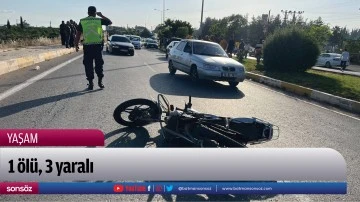 1 &ouml;l&uuml;, 3 yaralı