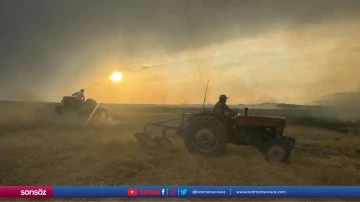 10 d&ouml;n&uuml;m buğday ekili alan yandı
