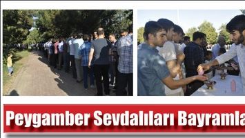 PEYGAMBER SEVDALILARI BAYRAMLAŞTI