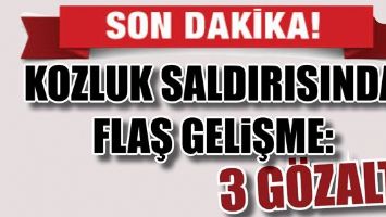 KOZLUK SALDIRISI İLE İLGİLİ 3 G&Ouml;ZALTI