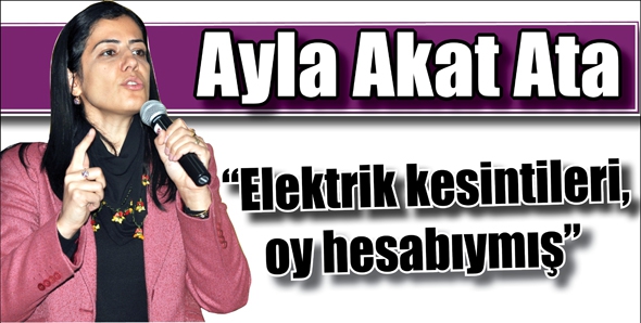 &ldquo;ELEKTRİK KESİNTİLERİ, OY HESABIYMIŞ&rdquo;