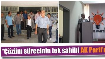 &ldquo;&Ccedil;&Ouml;Z&Uuml;M S&Uuml;RECİNİN TEK SAHİBİ AK PARTİ&rsquo;DİR&rdquo;