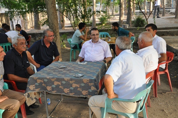 YENİ KAYMAKAM, ESNAFI ZİYARET ETTİ