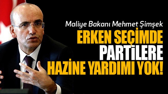 PARTİLERE SE&Ccedil;İM YARDIMI YOK!