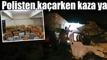 POLİSTEN KA&Ccedil;ARKEN KAZA YAPTI