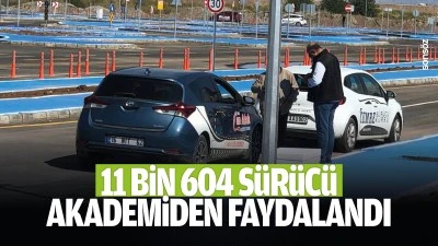 11 bin 604 s&uuml;r&uuml;c&uuml;, akademiden faydalandı