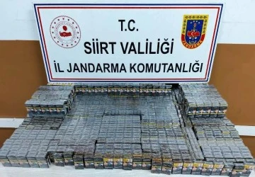 1100 paket g&uuml;mr&uuml;k ka&ccedil;ağı sigara ele ge&ccedil;irildi