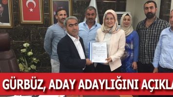 G&Uuml;RB&Uuml;Z, ADAY ADAYLIĞINI A&Ccedil;IKLADI