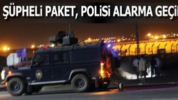 ŞÜPHELİ PAKET, POLİSİ ALARMA GEÇİRDİ!