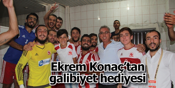 EKREM KONA&Ccedil;&rsquo;TAN GALİBİYET HEDİYESİ