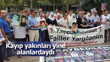 KAYIP YAKINLARI YİNE ALANLARDAYDI