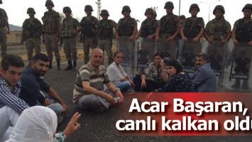 ACAR BAŞARAN, CANLI KALKAN OLDU
