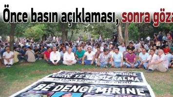 &Ouml;NCE BASIN A&Ccedil;IKLAMASI, SONRA G&Ouml;ZALTI!