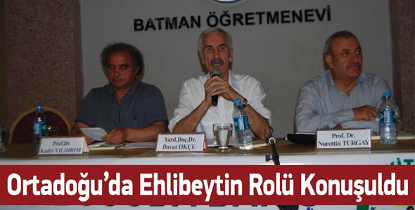 ORTADOĞU&rsquo;DA EHLİBEYTİN ROL&Uuml; KONUŞULDU