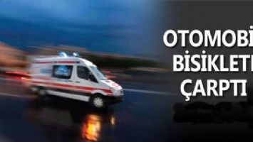 OTOMOBİL, BİSİKLETLİ S&Uuml;R&Uuml;C&Uuml;YE &Ccedil;ARPTI