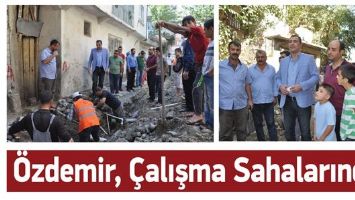 &Ouml;ZDEMİR, &Ccedil;ALIŞMA SAHALARINDA