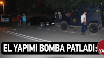 EL YAPIMI BOMBA PATLADI: 2 YARALI