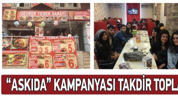 &ldquo;ASKIDA&rdquo; KAMPANYASI TAKDİR TOPLADI