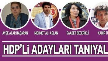HDP&rsquo;Lİ ADAYLARI TANIYALIM