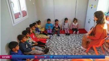 1168 &ouml;ğretmen i&ccedil;in ders zili konteynerlerde &ccedil;alıyor