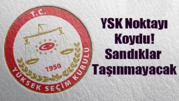 YSK NOKTAYI KOYDU
