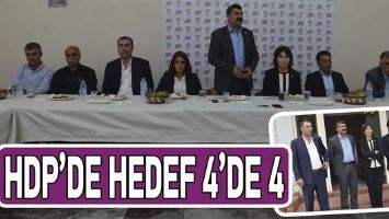 HDP&rsquo;DE HEDEF 4&rsquo;DE 4