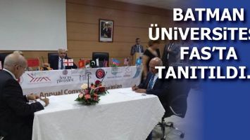 Batman &Uuml;niversitesi, Fas&rsquo;ta tanıtıldı