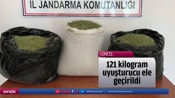 121 kilogram uyuşturucu ele ge&ccedil;irildi