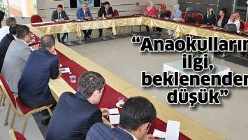 &ldquo;ANAOKULLARINA İLGİ, BEKLENENDEN D&Uuml;Ş&Uuml;K&rdquo;