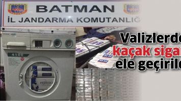 VALİZLERDE KA&Ccedil;AK SİGARA ELE GE&Ccedil;İRİLDİ