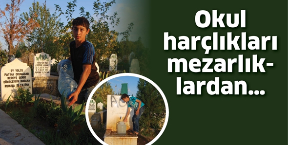 OKUL HAR&Ccedil;LIKLARI MEZARLIKLARDAN&hellip;