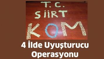 4 İLDE UYUŞTURUCU OPERASYONU