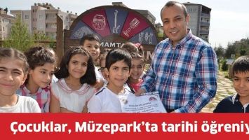 &Ccedil;OCUKLAR, M&Uuml;ZEPARK&rsquo;TA TARİHİ &Ouml;ĞRENİYOR