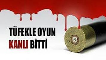 AV T&Uuml;FEĞİYLE KENDİNİ VURDU
