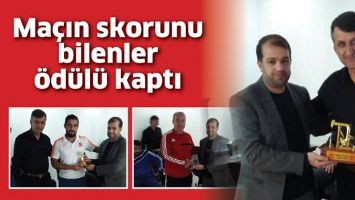 MA&Ccedil;IN SKORUNU BİLENLER &Ouml;D&Uuml;L&Uuml; KAPTI