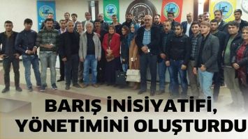BARIŞ İNİSİYATİFİ, Y&Ouml;NETİMİNİ OLUŞTURDU