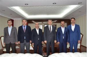 SAĞLIK-SEN HEYETİ, VALİ&rsquo;Yİ ZİYARET ETTİ