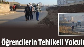 &Ouml;ĞRENCİLERİN KALDIRIMSIZ YOLLA İMTİHANI!