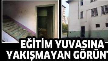 EĞİTİM YUVASINA YAKIŞMAYAN G&Ouml;R&Uuml;NT&Uuml;