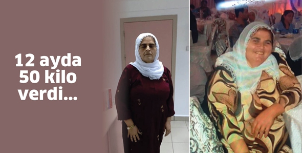 12 AYDA 50 KİLO VERDİ