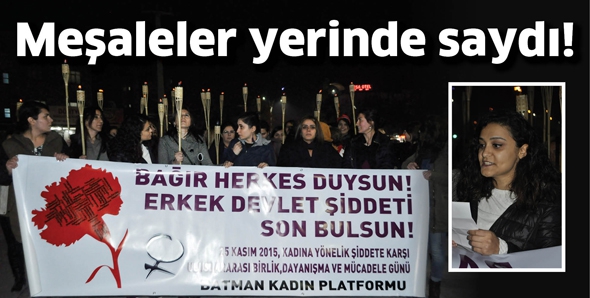 MEŞALELER YERİNDE SAYDI!
