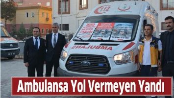 AMBULANSA YOL VERMEYEN YANDI